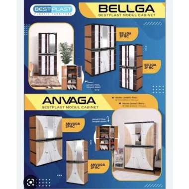 BESTPLAST LEMARI PLASTIK 3PINTU