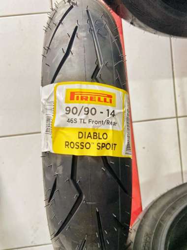 Ban Motor Beat / Mio Pirelli Diablo Rosso Sport 90/90-14 Tubeless