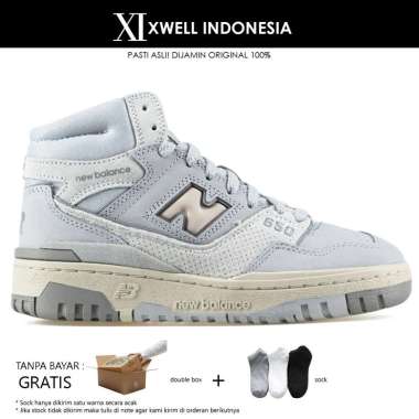 SEPATU NEW BALANCE 650 LIGHT ALUMINUM ORIGINAL BB650RGG 41.5