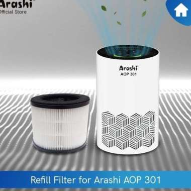 Arashi Filter AOP 301 Air Purifier Ruangan Portable HEPA 13 Filter