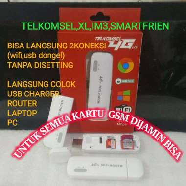 MODEM USB 4G+MIFI HOTSPOT 500MBPS ORIGINAL SEMUA OPERATOR