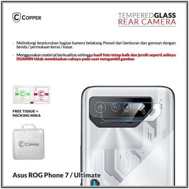 Asus ROG Phone 7 Ultimate - Copper Tempered Glass Kamera