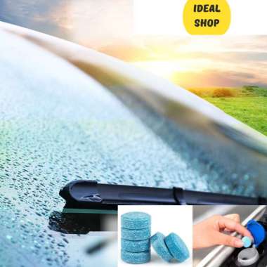 Sabun Pembersih Kaca Mobil Wiper Mobil Glass Cleaner Tablet Anti Noda Biru