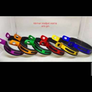 KLEMAN KNALPOT KARET RACING THAILAND / GOYONAN KNALPOT / KLEM KNALPOT WARNA Super jumbo 40cm