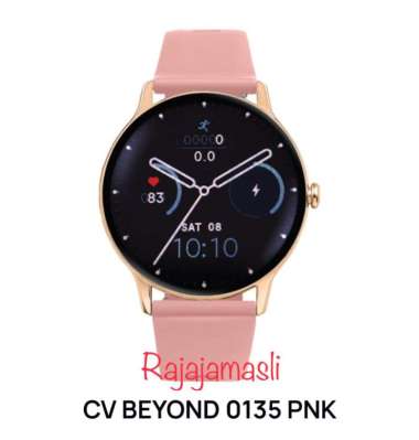 Jam CHRIST VERRA BEYOND Smart Watch Rubber Strap Pink Rose