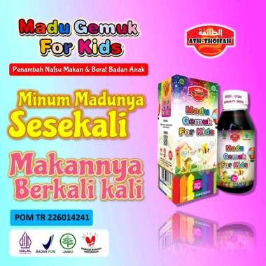 Madu Gemuk Badan Madu Gemuk For Kids Penggemuk Badan & Penambah Nafsu Makan Anak Ath-Thoifah