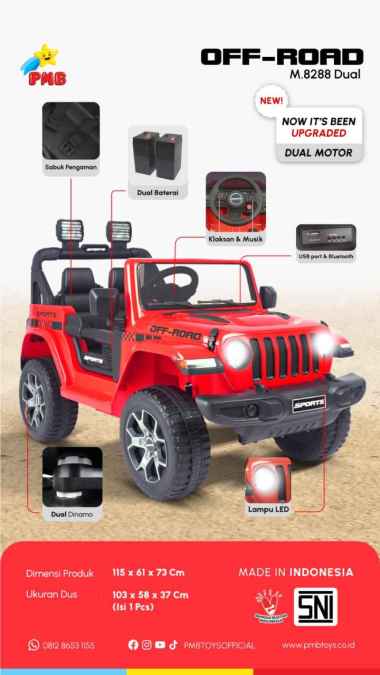 M 8288 MOBIL AKI M8288 DUAL PMB