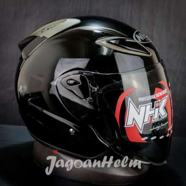 NHK HELM R6 SOLID S | BLACK | R-6 SINGLE VISOR M