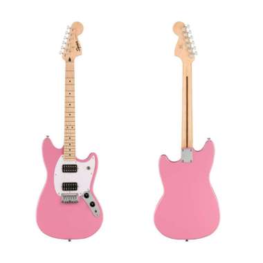 SQUIER SONIC MUSTANG HH Electric Guitar | Gitar Listrik Elektrik FLASH PINK