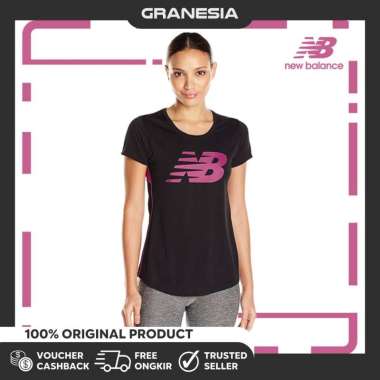 New Balance Accelerate Short Sleeve WT53162|Baju Olahraga Kaos Lari S
