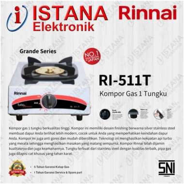 RINNAI KOMPOR GAS 1 TUNGKU RI-511T