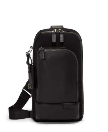 TUM I Tas Selempang Harrison Gregory Sling Bag - Black/Black