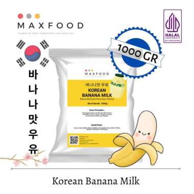 1KG KOREAN BANANA MILK SHAKE / BUBUK MINUMAN RASA PISANG KOREA