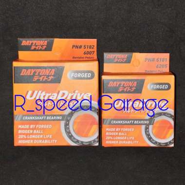 BEARING KRUK AS DAYTONA BEAT SCOOPY SPACY VARIO 110 FI KZL K25 K46 6007 & 6205