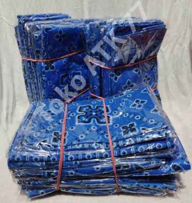 Slayer Sapu Tangan Besar Kain Masker Penutup Batik 50cm x 50cm Ungu Tua