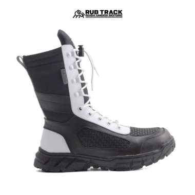 RUB TRACK - Sepatu Pdl Boa Provos Pdl Ninja Bahan Kulit Asli Terbaik Pdl Polri Tni Resleting Ziper T