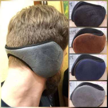 Penutup Kuping Earmuff Telinga Musim Dingin Biru