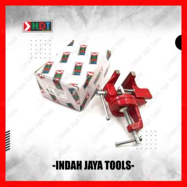 HDT Catok Meja SWIVEL 75 mm Ragum Mini PUTAR - Penjepit Klem Tanggem