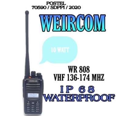 HT WEIRCOM WR-808 WATERPROOF VHF