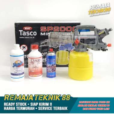 PAKET LENGKAP MESIN FOGGING TASCO SP 2000 / SP2000 TANPA SOLAR + GAS Merah