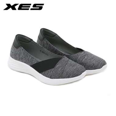 MIVASO JESS-306B / Sepatu Wanita Sneakers Rajut / Flat Shoes 37 BLACK
