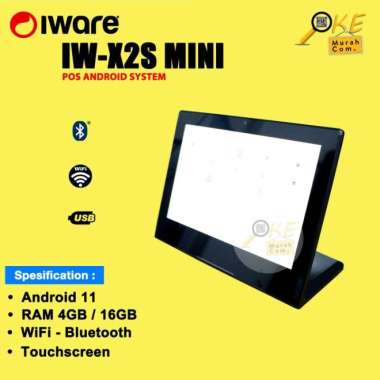 Tablet POS Mesin Kasir Android Iware X2S 10" 4GB/16GB Bluetooth Wifi Multicolor