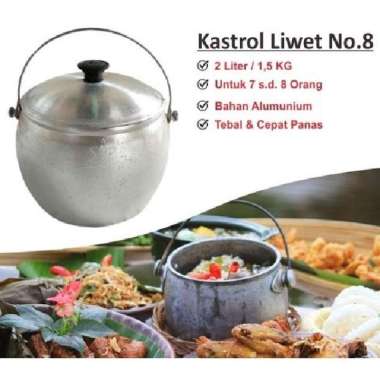 Panci kastrol Panci Nasi Liwet Panci Liwet Panci Periuk No 10 Panci