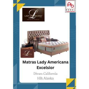 TERBARU!!!! SET Springbed Lady Americana Excelsior 180x200