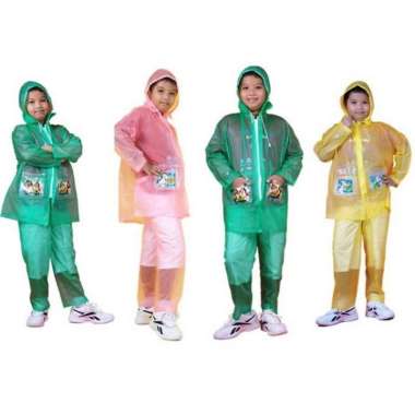 Mantel Hujan / Jas Hujan Elmondo 602 (Baju + Celana ) Anak-anak