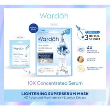 Masker topeng / masker Wajah wardah / Wardah Sheet Mask lightening