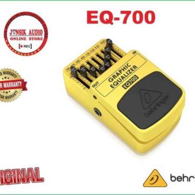 Behringer EQ700 Ultimate 7-Band Graphic Equalizer Multivariasi Multicolor
