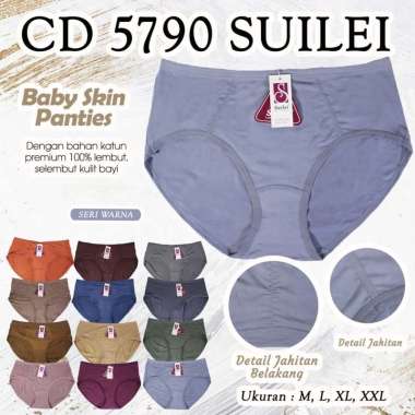 (6pcs) CD dewasa celana dalam wanita CD SUILEI 5790 original TERMURAH L Random
