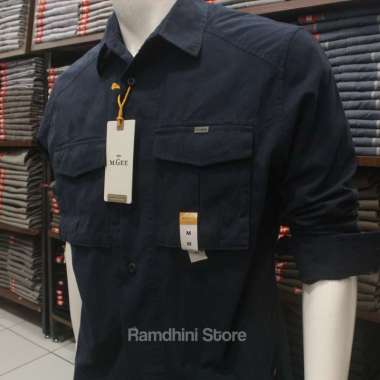 MGEE Kemeja Jaket Pria NORTH C007 1023 NAVY L