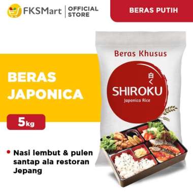 Shiroku Beras Japonica 5 Kg