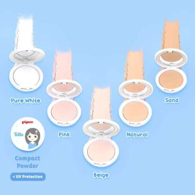 Pigeon Compact Powder + UV Protection REFILL Bedak Remaja NATURAL