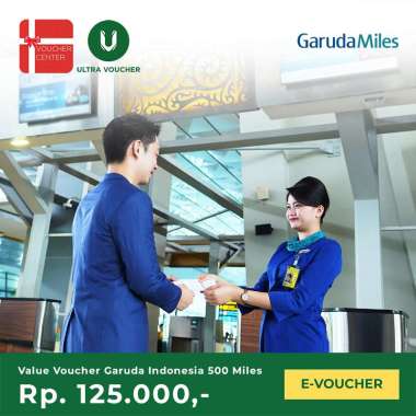 Voucher Digital Biller Garuda Indonesia 500 Miles - Voucher Value
