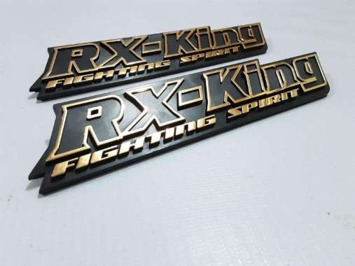 EMBLEM TUTUP BOX AKI RX KING 2001 2002 PLASTIK 3D PLASTIK HIGH QUALITY
