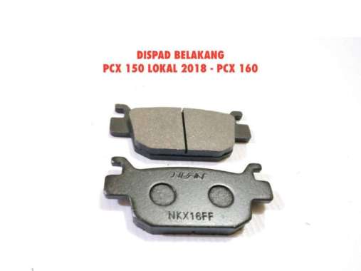 KAMPAS REM CAKRAM DISPAD PCX 150 LOKAL PCX 160 BELAKANG GRADE SUPER