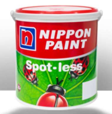 Nippon Paint Spotless Cat Tembok Anti Noda Interior 1L PUTIH Multivariasi Multicolor