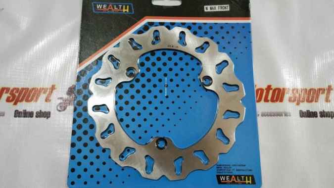 PIRINGAN CAKRAM - DISC CAKRAM DEPAN YAMAHA NMAX MERK WEALTH