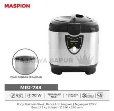 Maspion Rice Warmer MRJ-788 - magic jar maspion - Penghangat nasi maspion