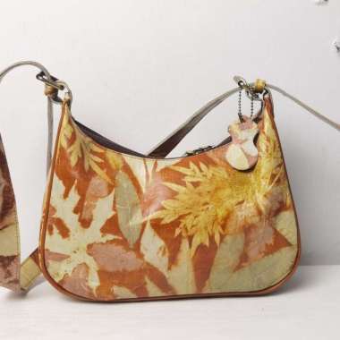 Mivaso leather Tas wanita Kulit asli model Bahu Tipe Raisa Ecco print lEather ecco print