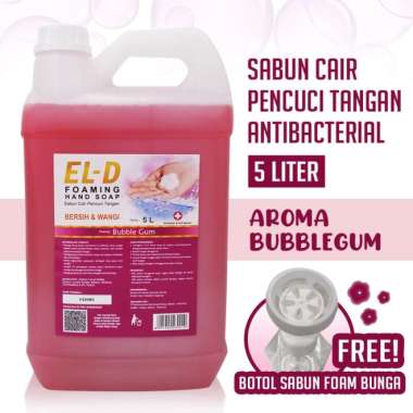 Sabun Cuci Tangan Foam Antibakteri EL-D / Handsoap - Refill 5 Liter