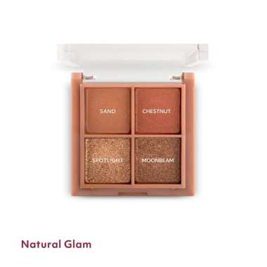 Marina Glow Ready Eyeshadow Palette Natural Glam