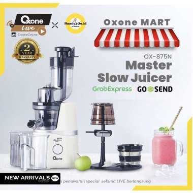OXONE Premium Master Slow Juicer OX-875N Juicer tanpa ampas OX875N