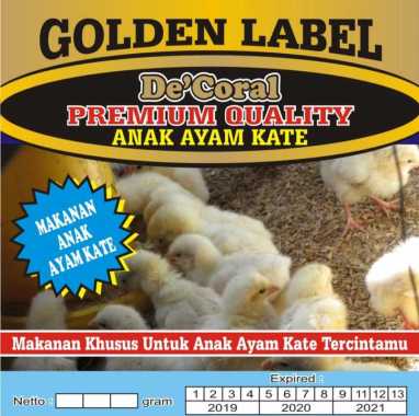 Pakan Anak Ayam Kate Golden Label | Makanan Anak Ayam Kate Golden