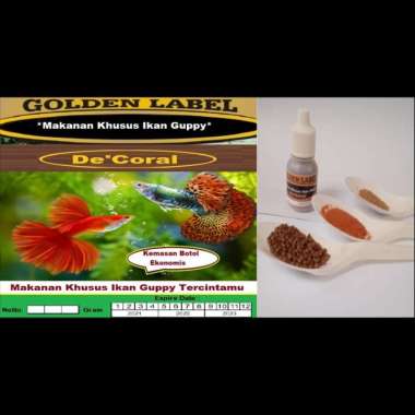 Makanan Khusus Ikan Guppy Kemasan Botol Ekonomis | Pakan Ikan Guppy