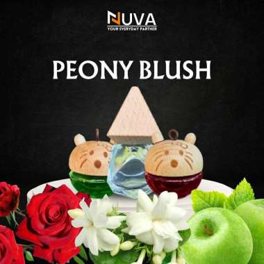 NUVA - Parfum Mobil Wangi, Menyegarkan, dan Awet Parfum Lemari Parfum Ruangan Peony Blush