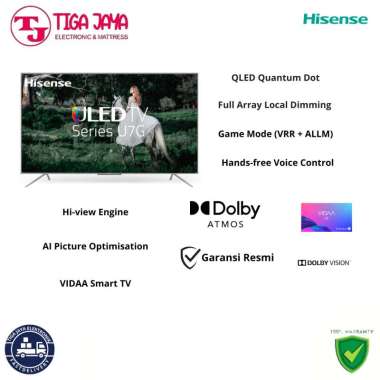 HISENSE ULED 75U7G SMART TV ULED 4K 75 INCH HISENSE SMART TV ULED 4K 75U7G TV 75 INCH SMART TV 4K