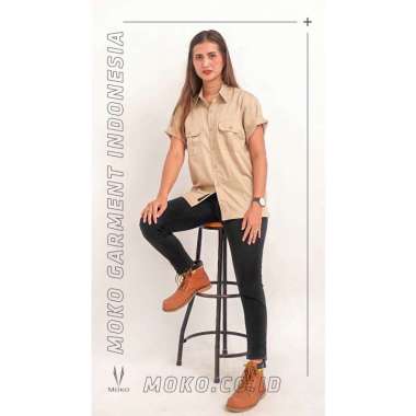 Mokoworkwear ENGINEER WORKSHIRT SERIES - KHAKI XL